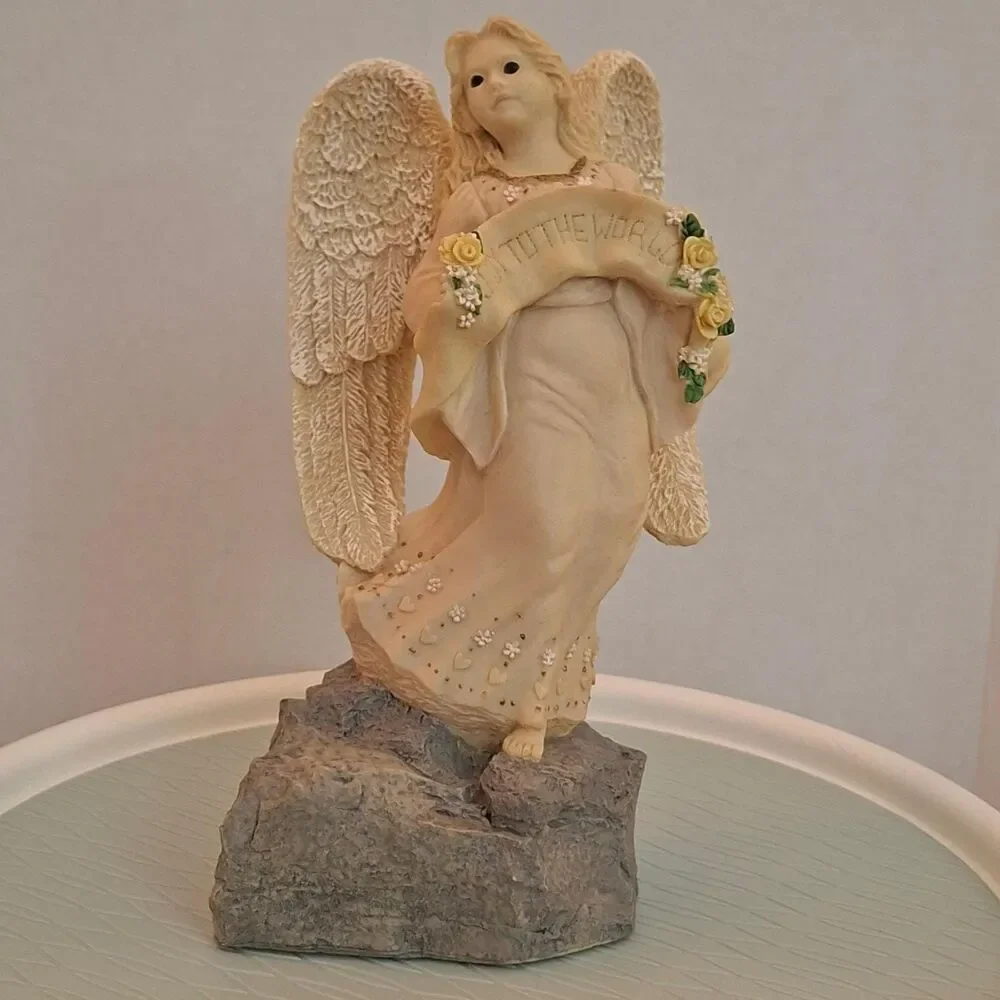 United Design Angels Collection Joy to the World Figurine AA-016 Cream 1992 USA